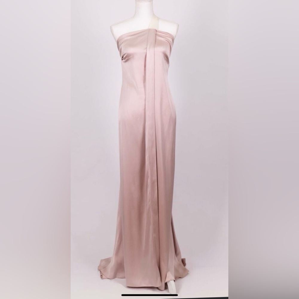 Fendi Blush Pink Fabric Silk Maxi Gown